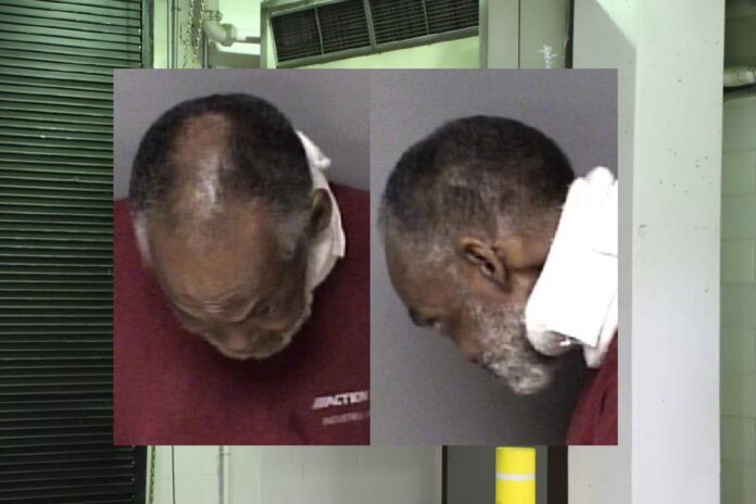MAN WITH NECK PROBLEMS ARRESTED, DROVE CAR INTO FIELD BY MISTAKE