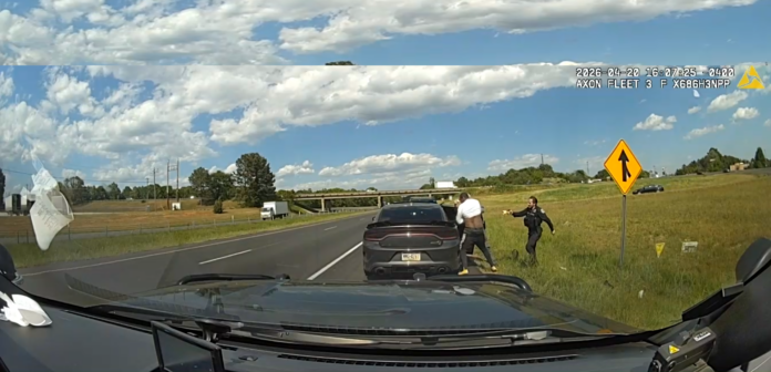 VIDEO: COP SHOT IN CHEST BY MAN DURING TRAFFIC STOP ON I-85, SUSPECT KILLED