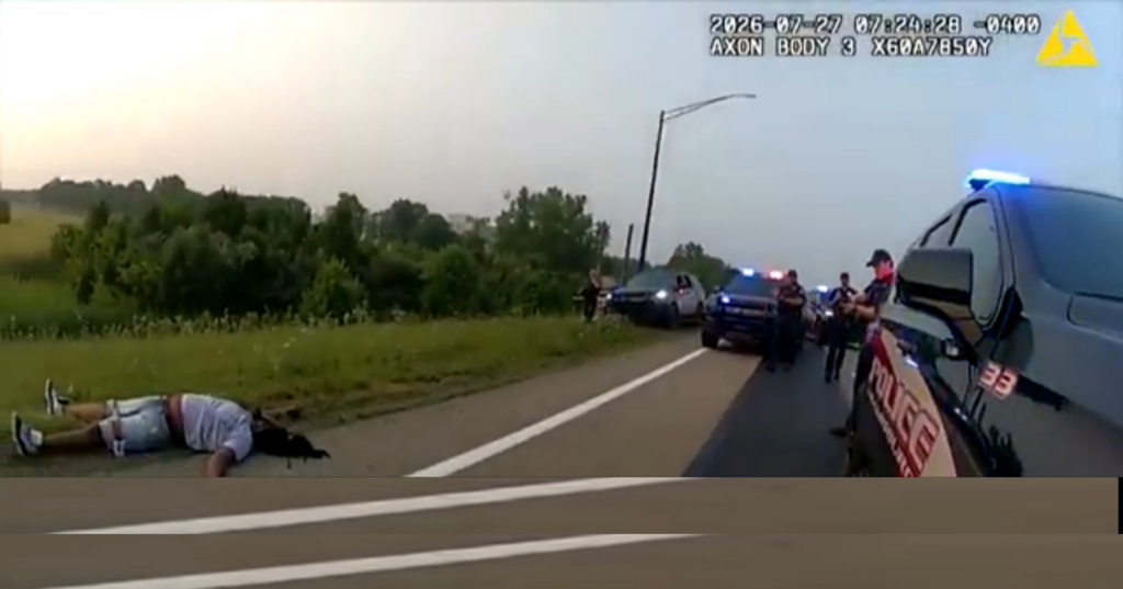 video thrown from vehicle