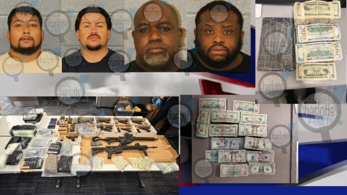 $130,000 AND 12 KILOGRAMS OF COCAINE FOUND AT DRUG STASH HOUSE IN CHARLOTTE, FBI WAS UNDERCOVER