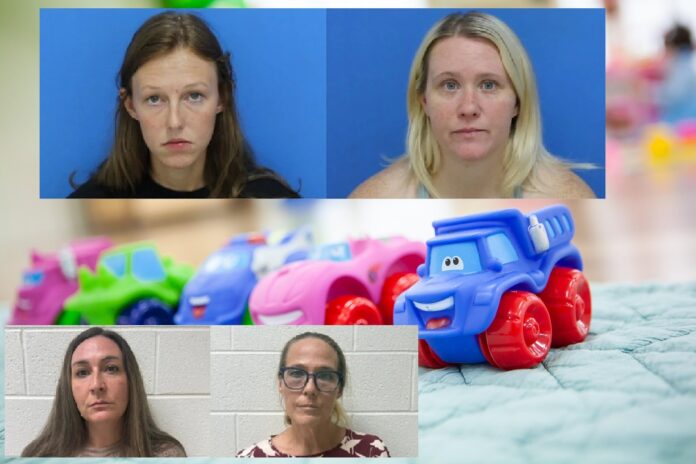 4 CHILDCARE NETWORK EMPLOYEES ARRESTED AFTER BABY GIRL GETS THROWN ON WALL, CAUSED KNOT ON HEAD