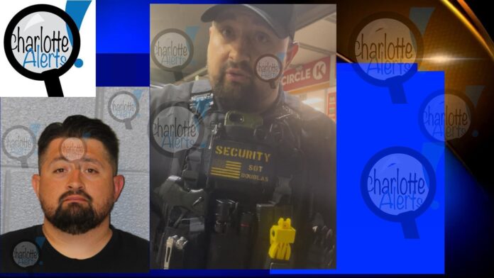 CIRCLE K SECURITY GUARD ARRESTED CHARGED WITH ASSAULTING WOMAN AT THE GAS STATION ON DUTY