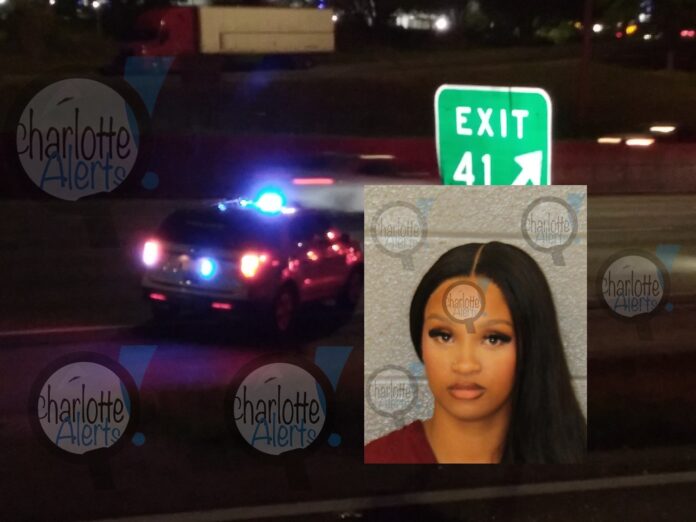 LINGERIE MODEL ARRESTED ON INTERSTATE 85 CHARGED WITH DWI