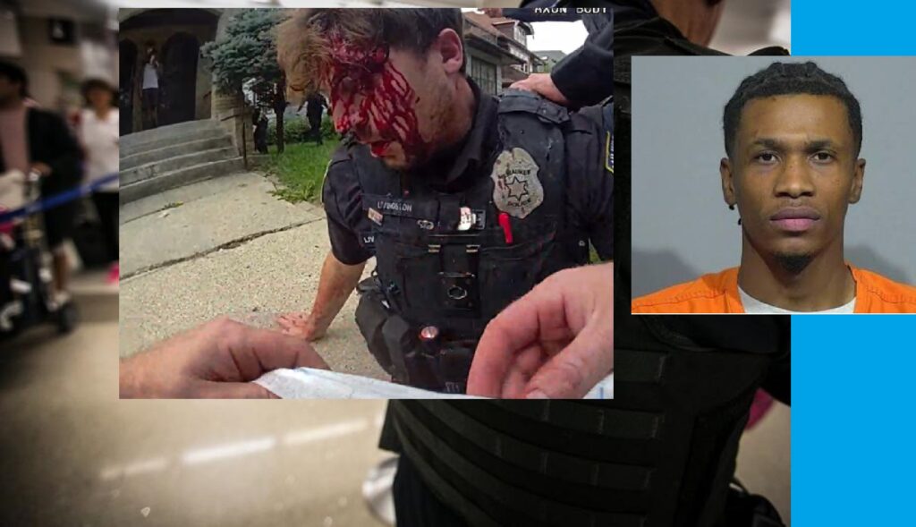cop beat up