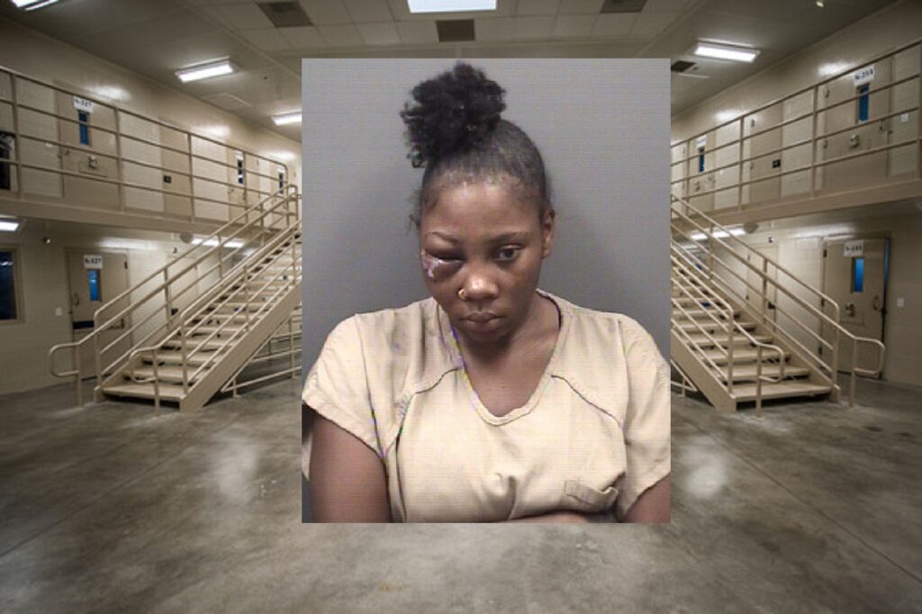 WOMAN HIT IN FACE