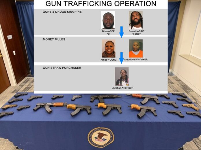 MULTIPLE PEOPLE ARRESTED IN GUN SMUGGLING SCHEME